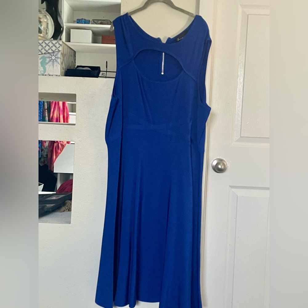 Lane Bryant Size 24 Blue Dress